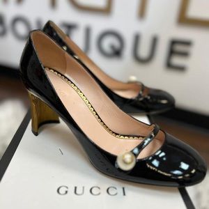 Gucci Black Patent Leather Mary Jane USED